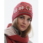 Dale of Norway - GARMISH Hat - Merino Wool - Red/White